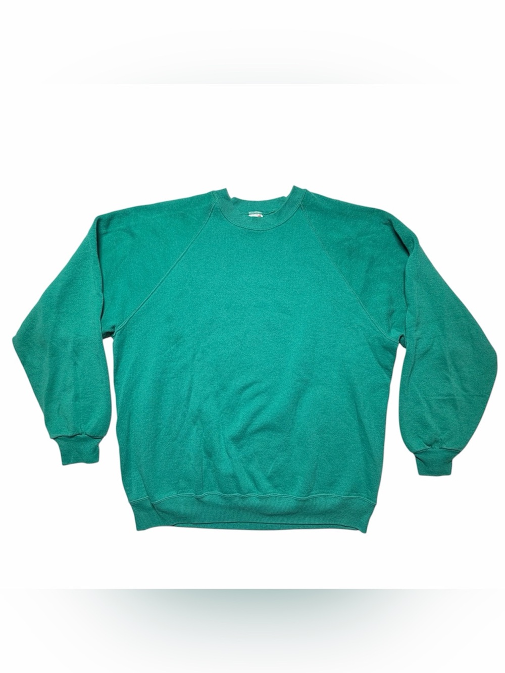 Vintage Blank Jerzees Sweatshirt Green Made In USA Mens XXL Crewneck